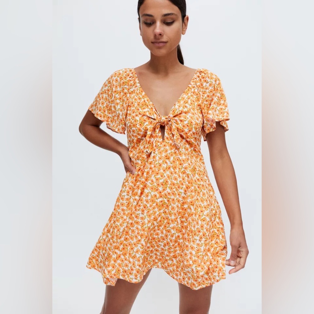 XS Minkpink floral mini dress